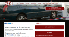 Desktop Screenshot of carscrapsurrey.co.uk